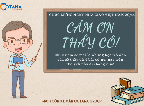 Cotana Group Chúc mừng Ngày Nhà giáo Việt Nam 20/11